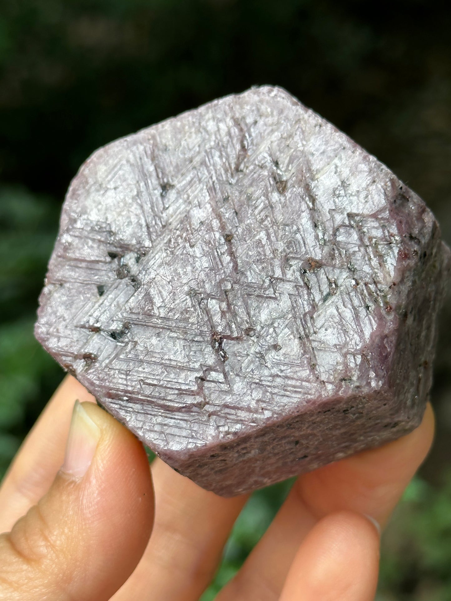 Natural Raw Red Ruby with Record-keeper Marks/Hexagonal Prism Ruby Crystal/Mineral Specimen/Rough Ruby Gemstone/Collection of stones--268 g