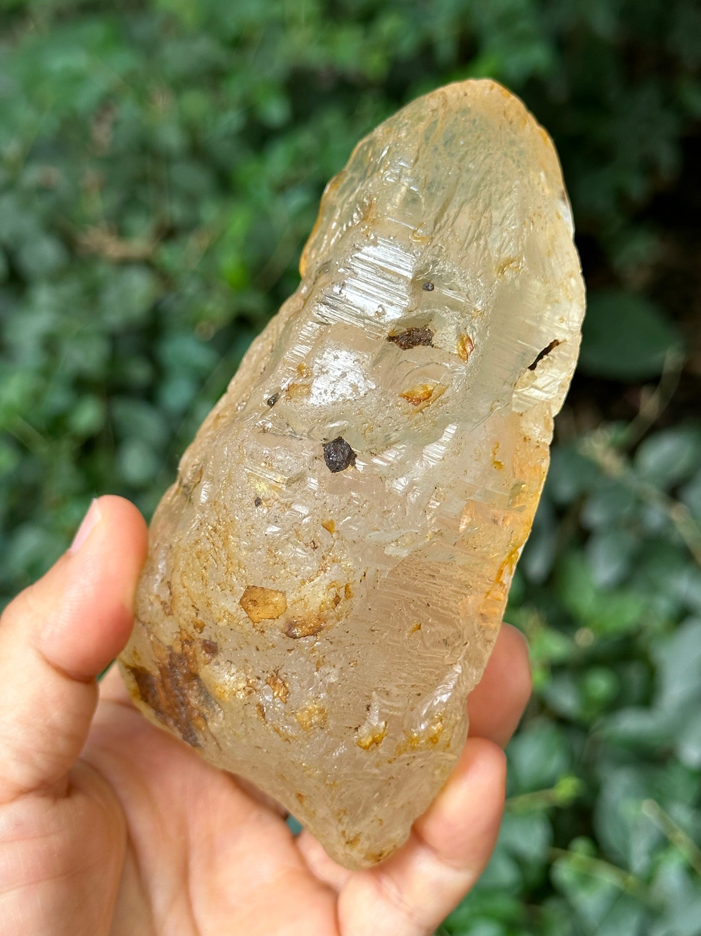 536 g Clear River Tumbled Nirvana Key Quartz Crystals Energy Crystal