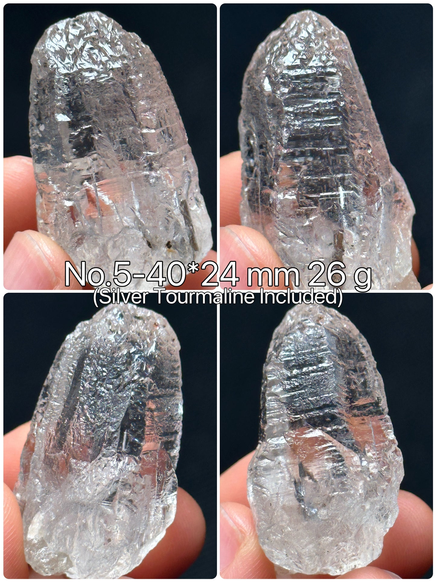 You Pick!Clear Himalayan Nirvana Record-keeper Quartz Crystal Point for Jewelry Making,Natural Crystal Beads--undrilled,Mediation,Zen,Reiki