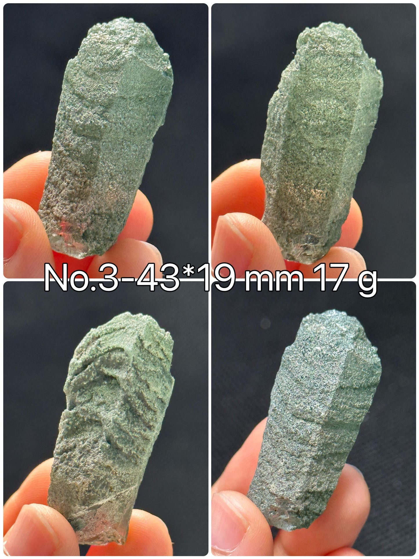 You Pick!Himalayan Green Phantom Chlorite Quartz Crystal Point for Jewelry Making,Natural Energy Crystal Beads-undrilled,Mediation,Zen,Reiki