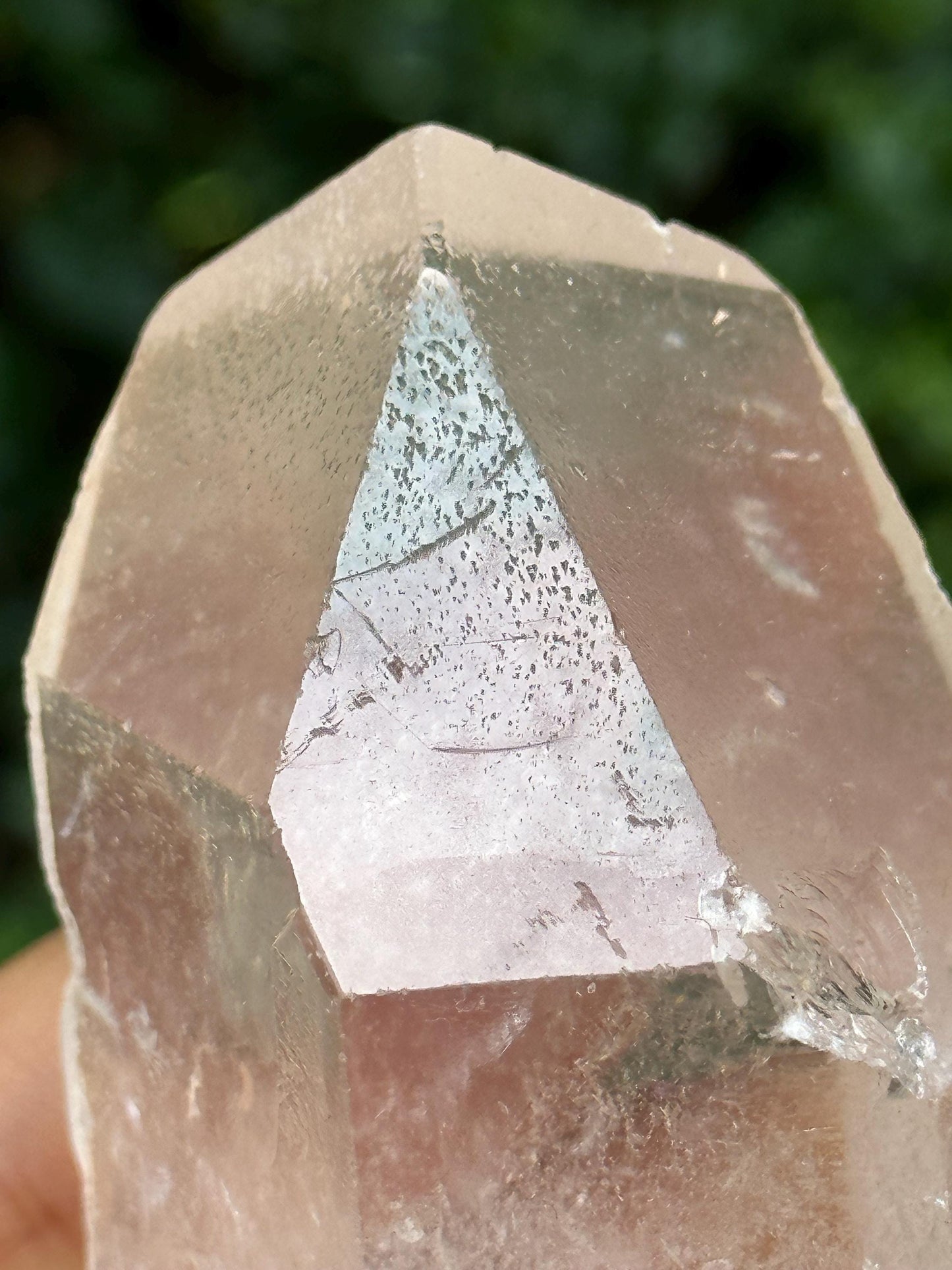 Rare Clear Himalayan Record-keeper Starbrary Quartz Crystal/Transmitter Energy Crystal/Reiki/Healing Crystal/Meditation-289 g