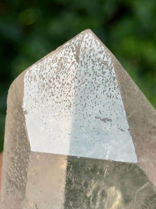 Rare Clear Himalayan Record-keeper Starbrary Quartz Crystal/Transmitter Energy Crystal/Reiki/Healing Crystal/Meditation-289 g