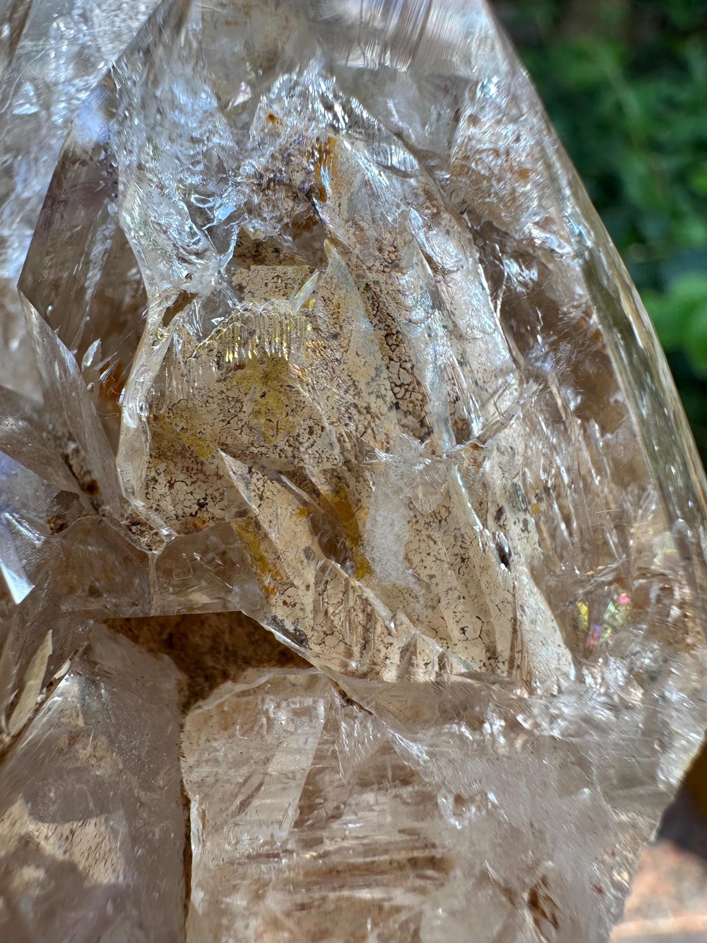 307 g Clear Himalayan Record-keeper Skeletal Quartz Fenster Crystal Cluster/Energy Crystal/Inclusion Quartz/Crystal Healing