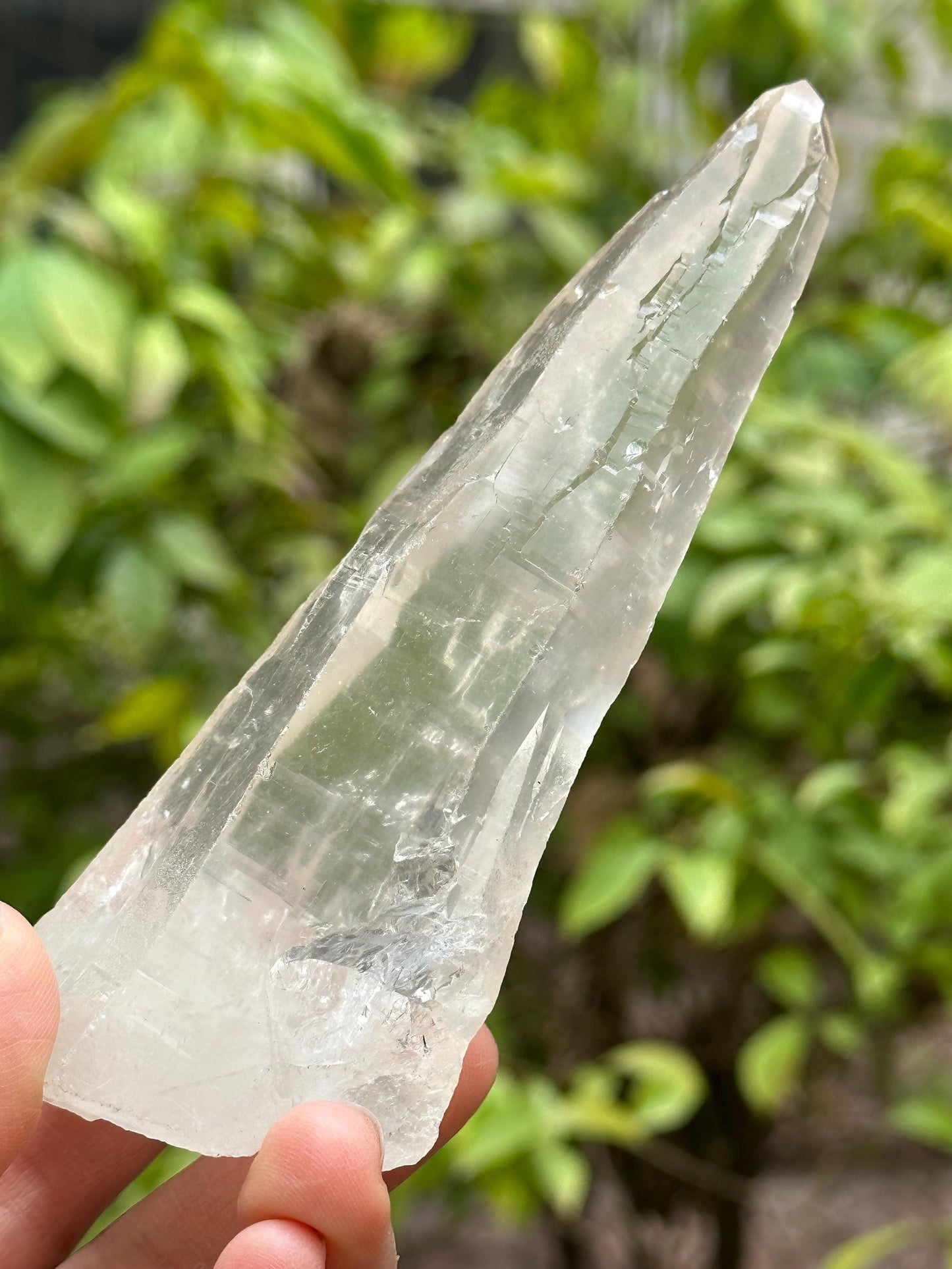 Himalayan Laser Quartz Crystal Wand/Pakistan Energy/Castle Crystal Reiki/Healing/Meditation/Crystal Collection/Generator Crystal -221 g