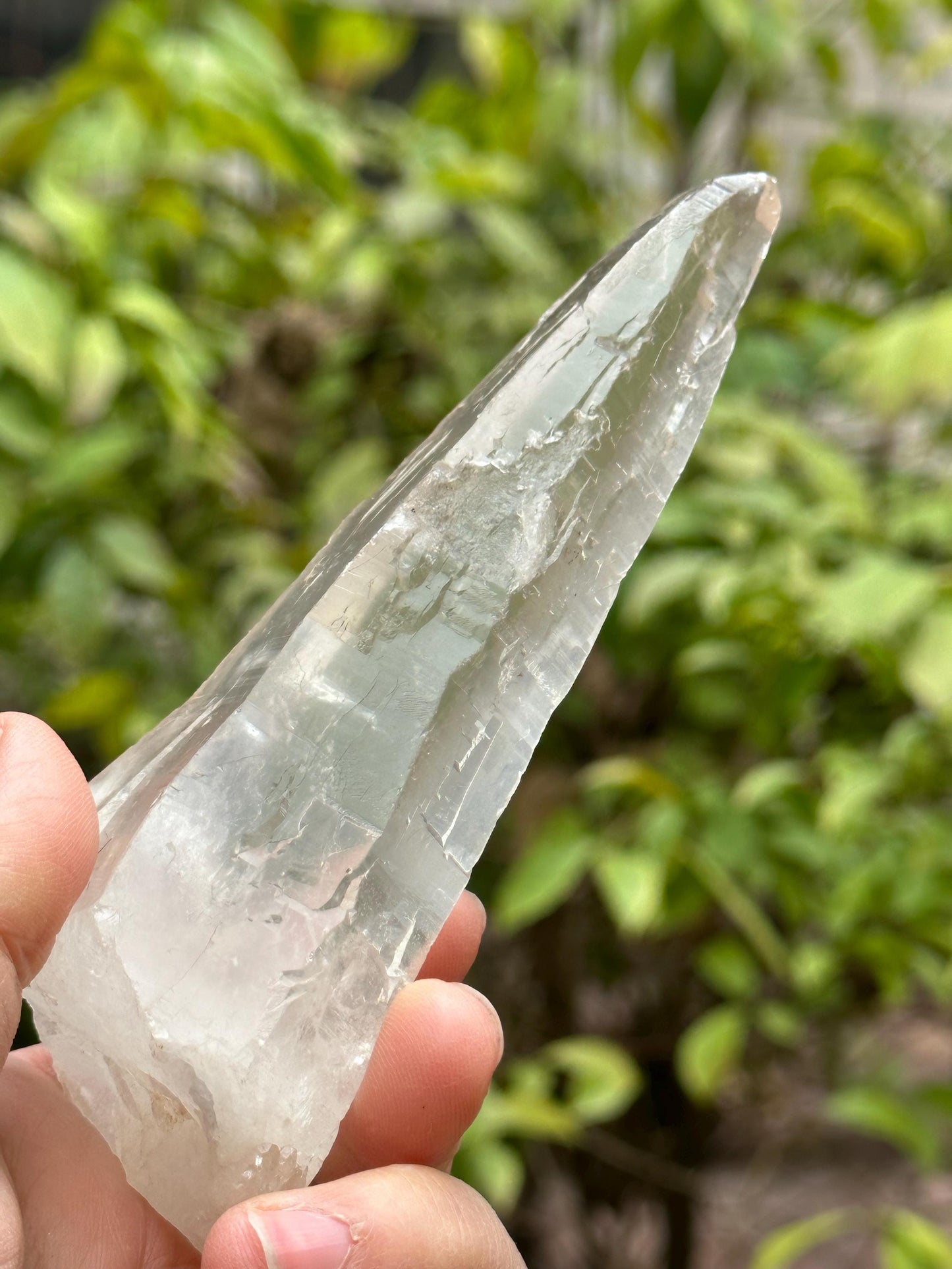 Himalayan Laser Quartz Crystal Wand/Pakistan Energy/Castle Crystal Reiki/Healing/Meditation/Crystal Collection/Generator Crystal -221 g