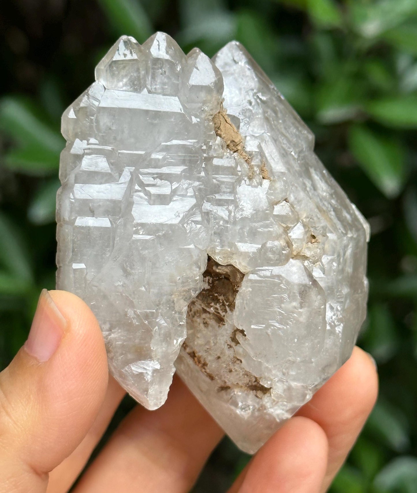 Natural Double Terminated Quartz Elestial Twins Crystal/Energy Crystal/Healing Crystal/Meditation Crystal- 176 g