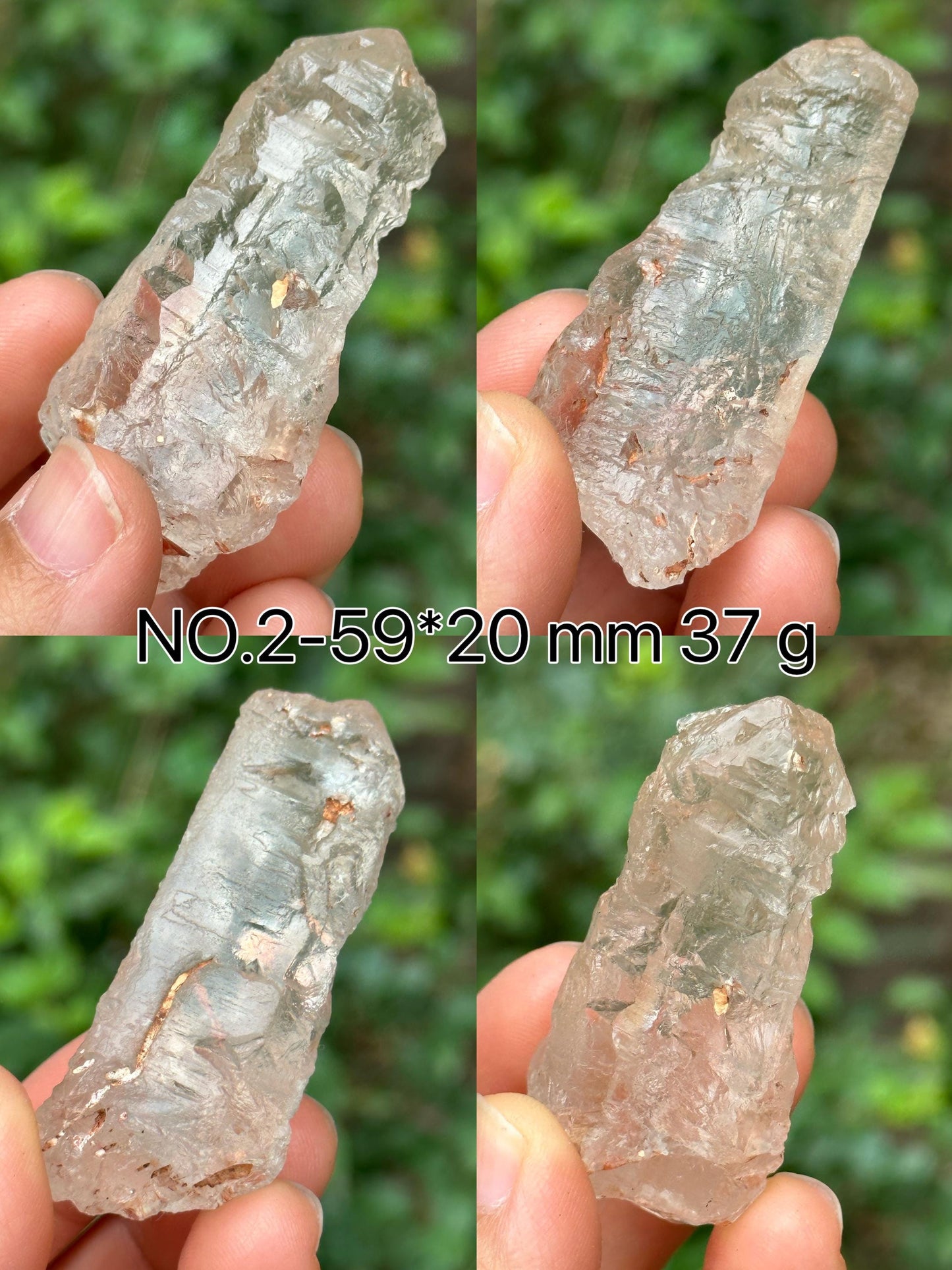 You Pick!Pink Himalayan Nirvana Quartz Crystal/Self-Healed Crystal/Energy Crystal/Reiki/Healing Crystal/Meditation/Quartz Specimen/Palm Size