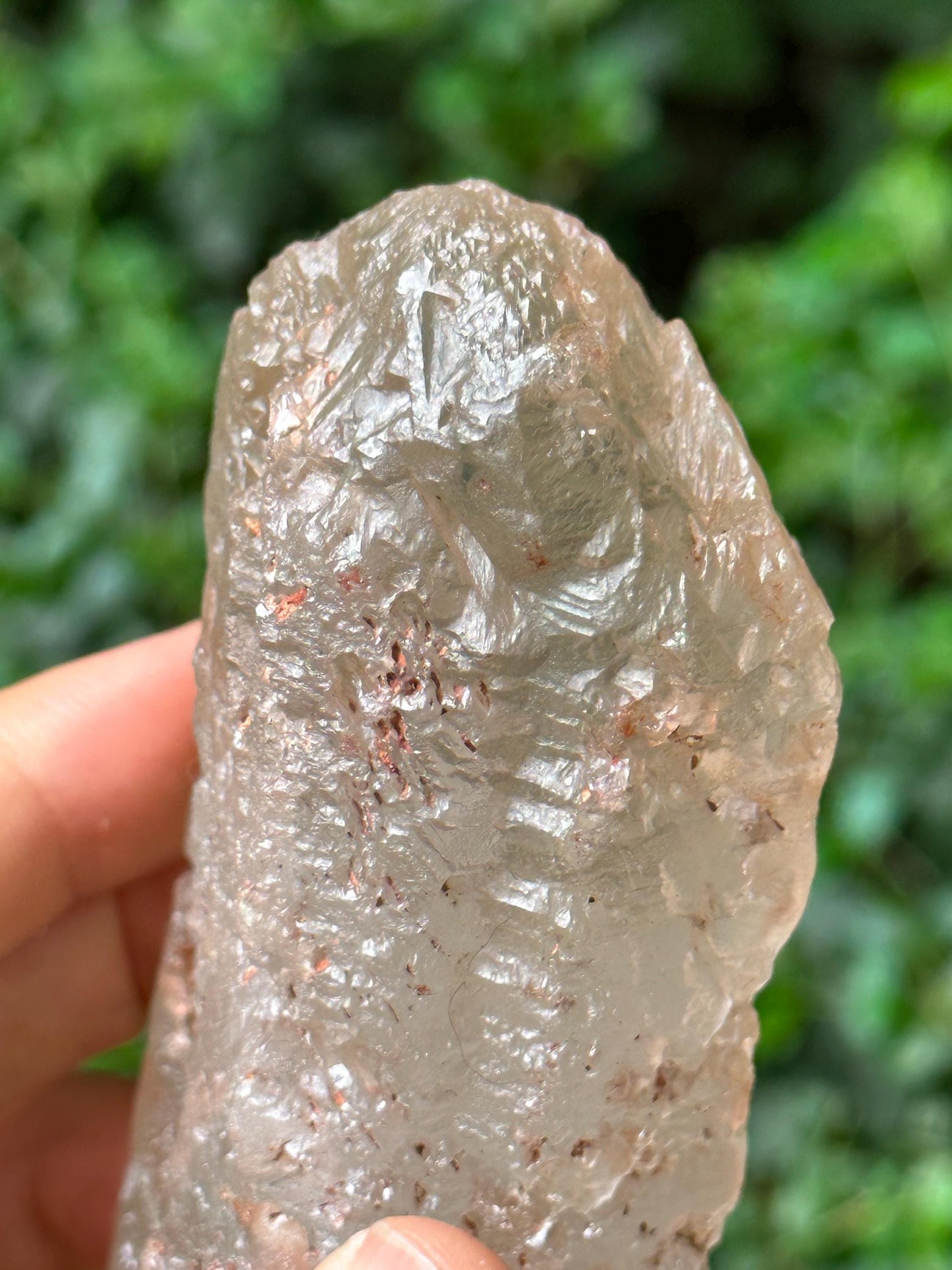 Pink Himalayan Record-keeper Nirvana Quartz Single Crystal Self-healed Crystal/Energy Crystal/Reiki/Healing Crystal/Meditation-438g