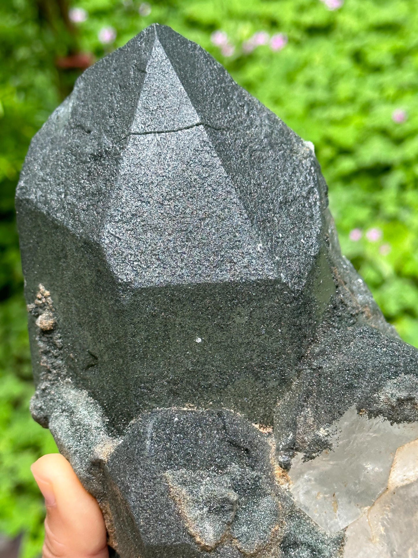 8.4lbs Huge Himalayan Green Phantom Quartz Tibet Crystal Cluster/Chlorite Quartz/Healing Crystal/Energy Quartz/Meditation/Specimen-3.8 kg