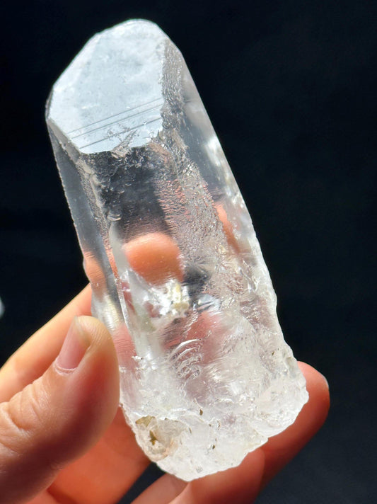 Clear Nirvana Quartz Crystal Self-healed Crystal/Erosioned Energy Crystal/Etched Healing Crystal/Meditation-150 g