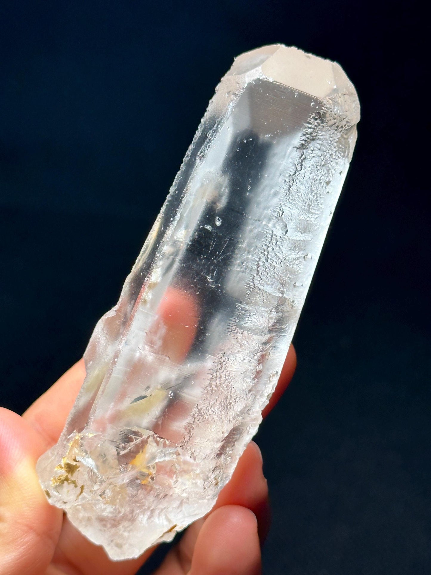 Rare Clear Nirvana Quartz Crystal/Self-healed Crystal/Erosioned Energy Crystal/Etched Key Healing Crystal/Meditation/Healing/Reiki/Zen-144 g