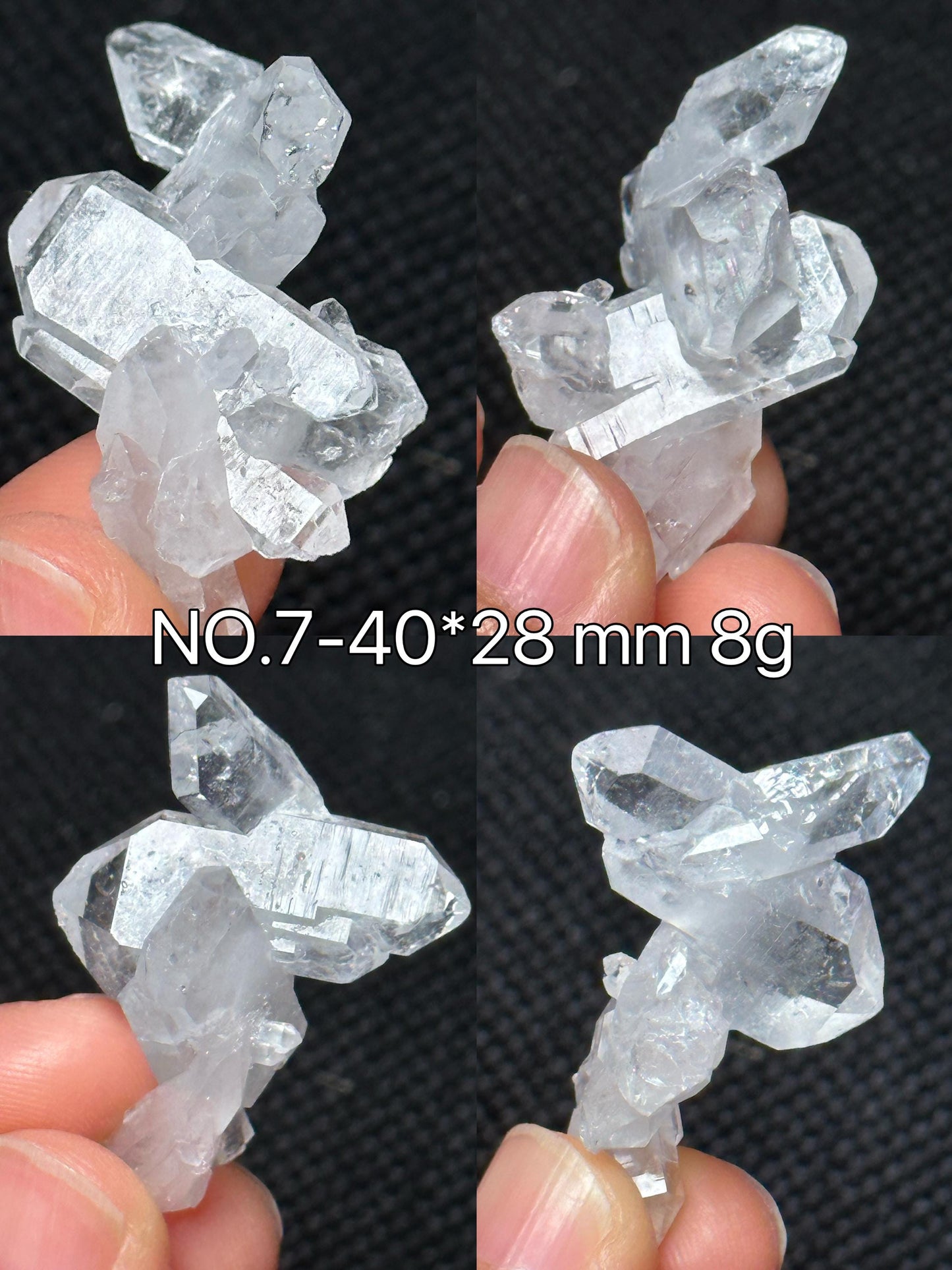 You Pick! Faden Quartz Clear Himalayan Crystal Cluster for Jewelry Making,Natural Energy Crystal Beads-undrilled,Mediation,Zen,Reiki