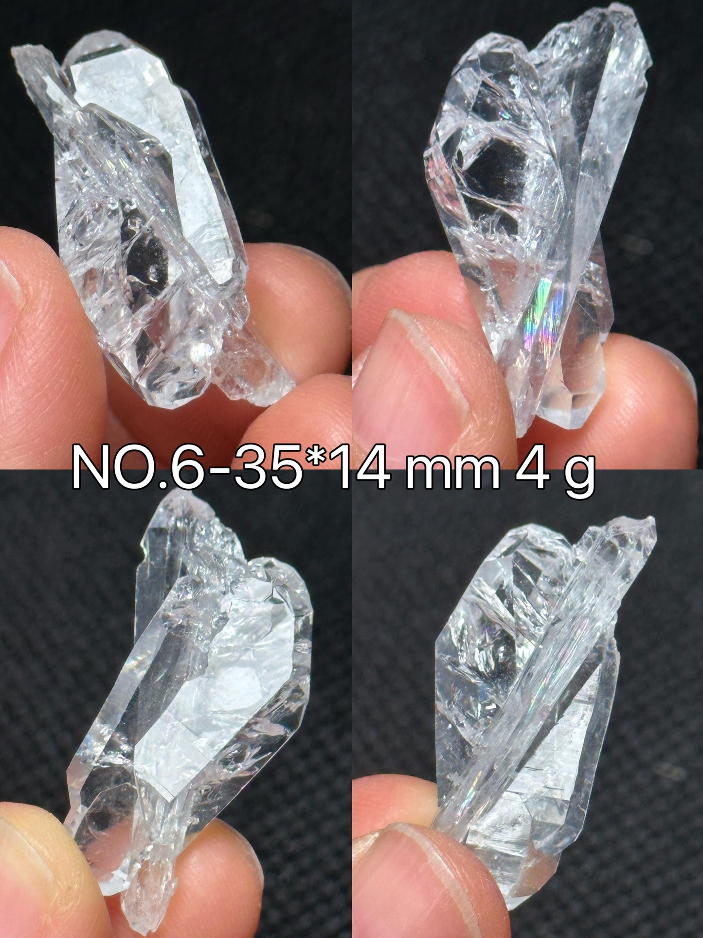 You Pick! Faden Quartz Clear Himalayan Crystal Cluster for Jewelry Making,Natural Energy Crystal Beads-undrilled,Mediation,Zen,Reiki