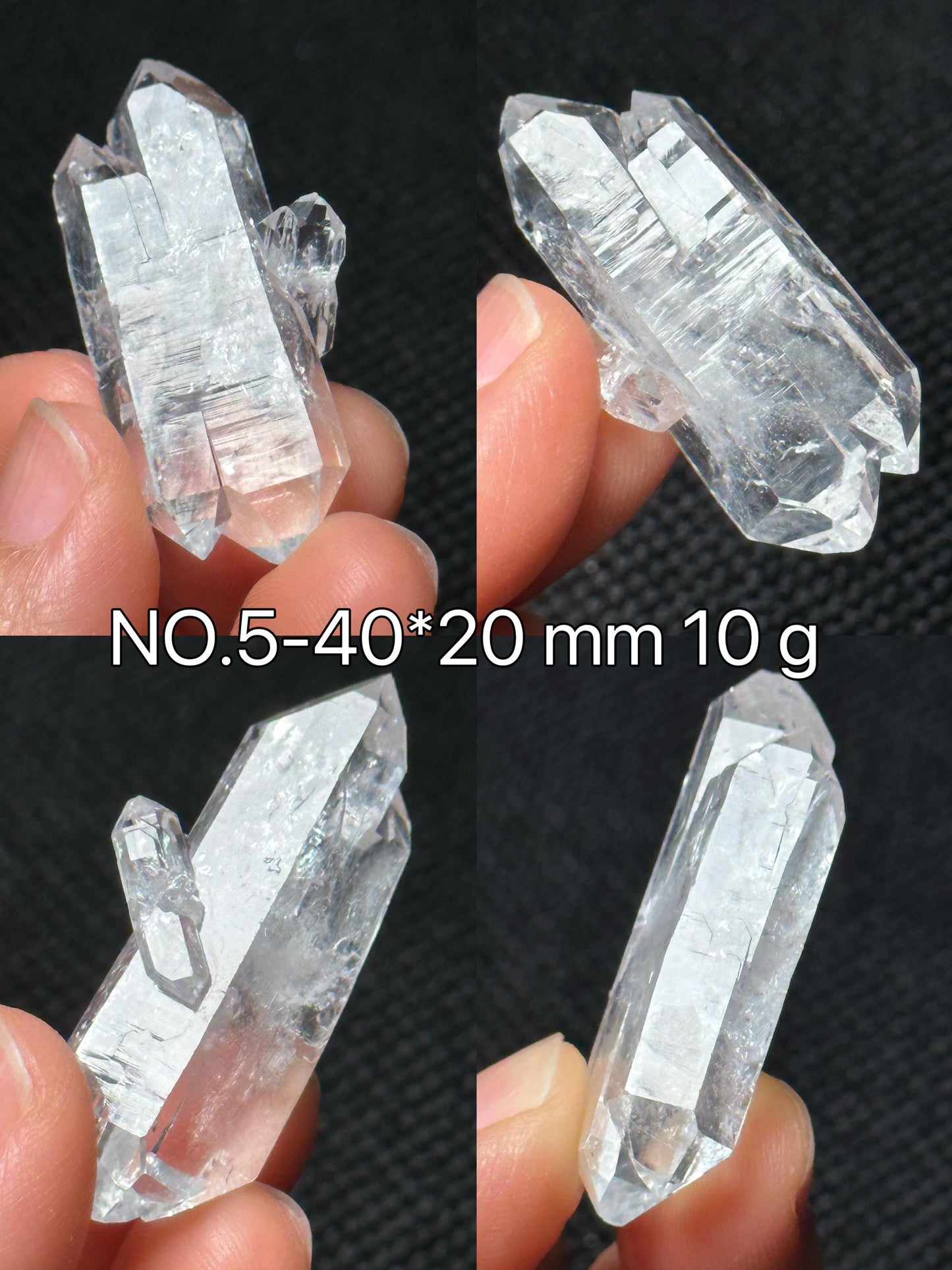 You Pick! Faden Quartz Clear Himalayan Crystal Cluster for Jewelry Making,Natural Energy Crystal Beads-undrilled,Mediation,Zen,Reiki