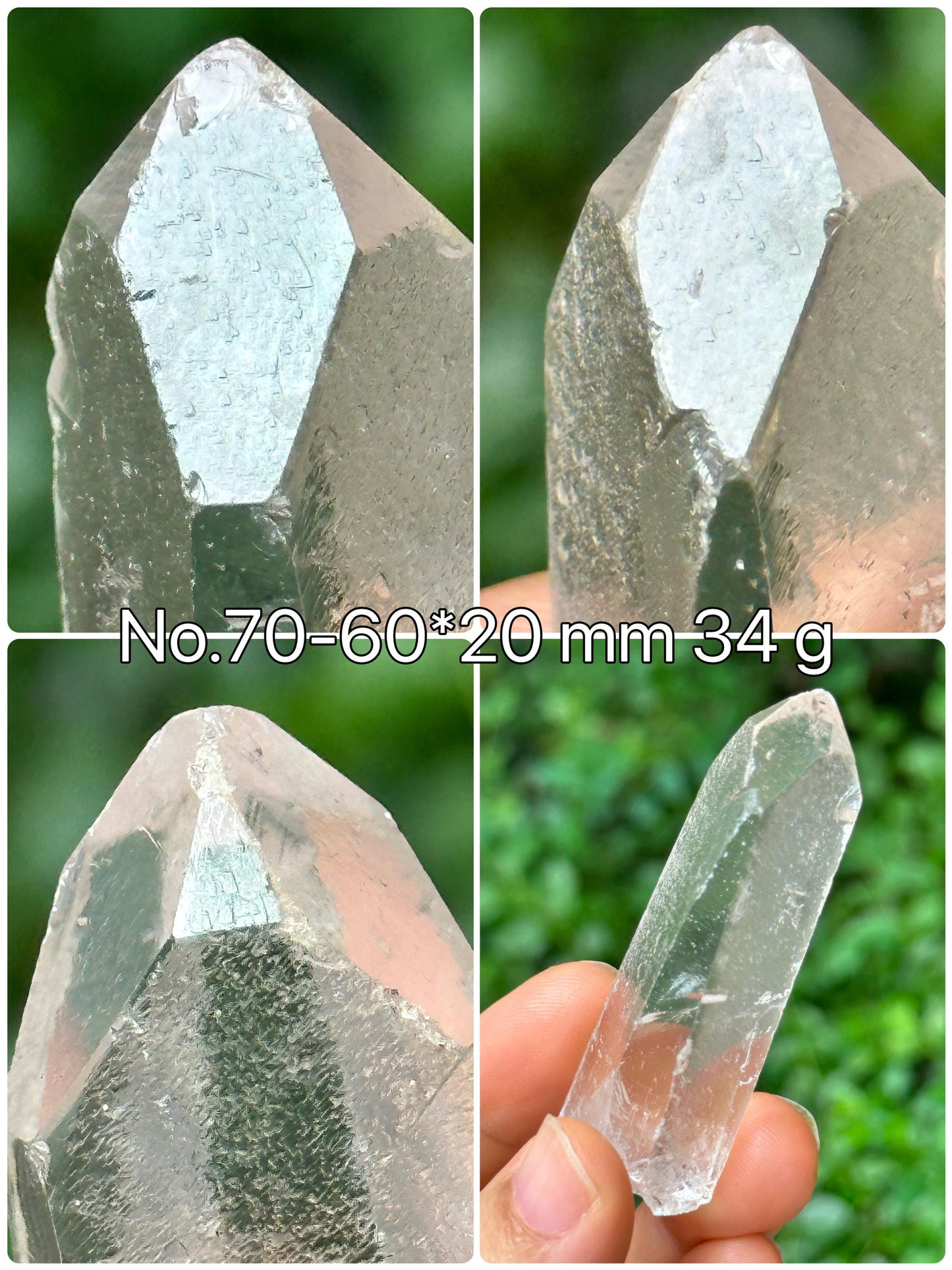 You Pick! Clear Himalayan Record-keeper Quartz Crystal/Triangle Record-keeper Marks Crystal/Energy Crystal/Reiki/Healing Crystal/Meditation