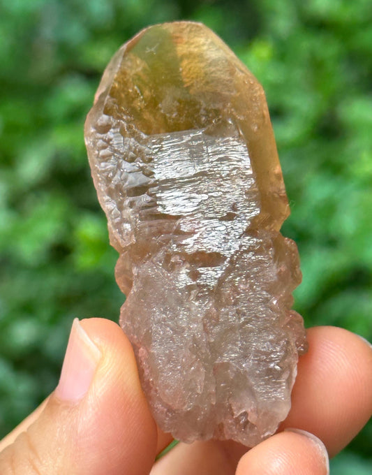 Natural Citrine Quartz Nirvana Crystal Point/Self-healed Crystal/Erosioned Energy Crystal/Reiki/Healing/Meditation-39 g