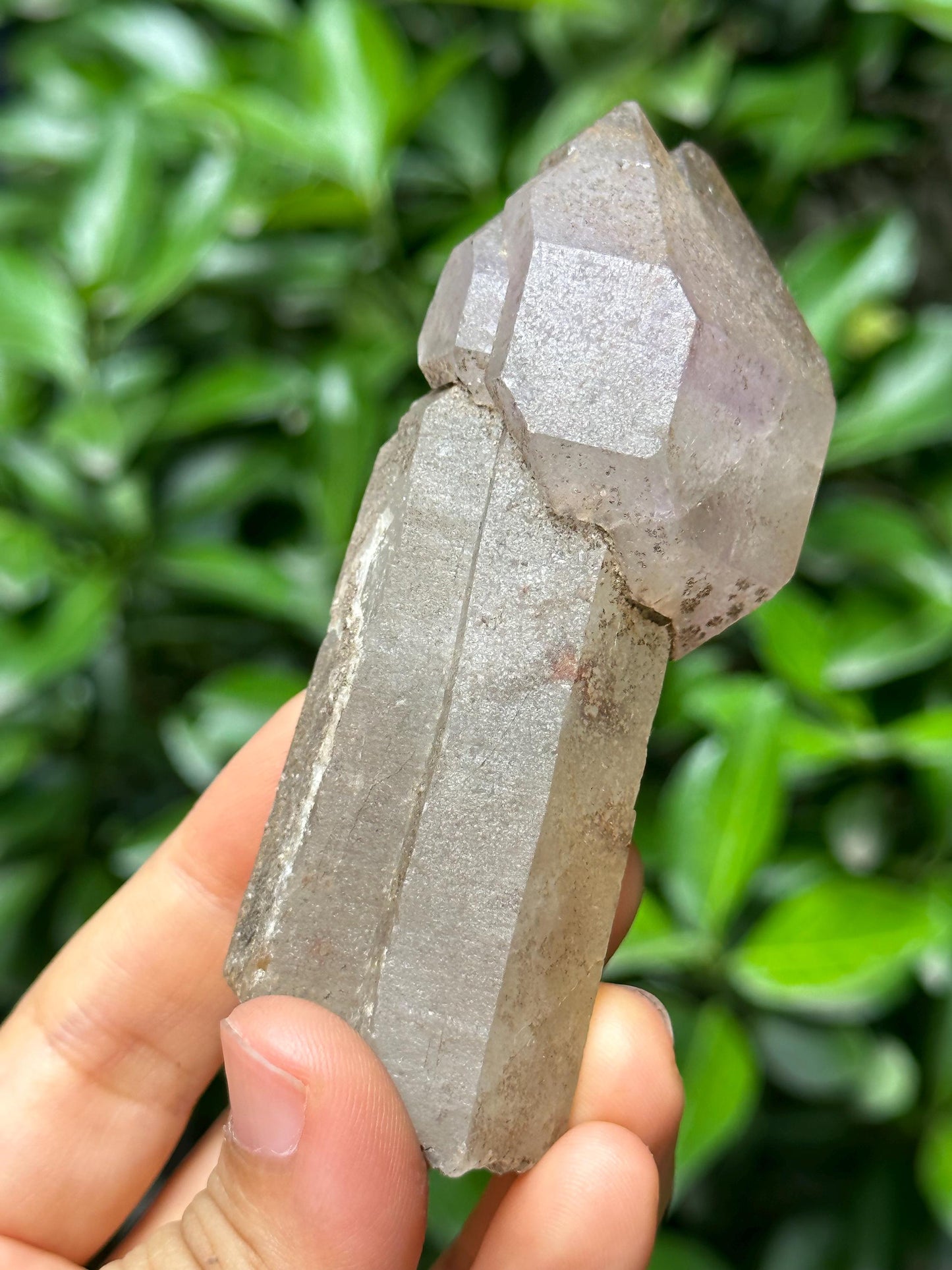 Scepter Amethyst Quartz Crystal/Energy Quartz/Meditation/Healing Crystal/Crystal Wand-115 g