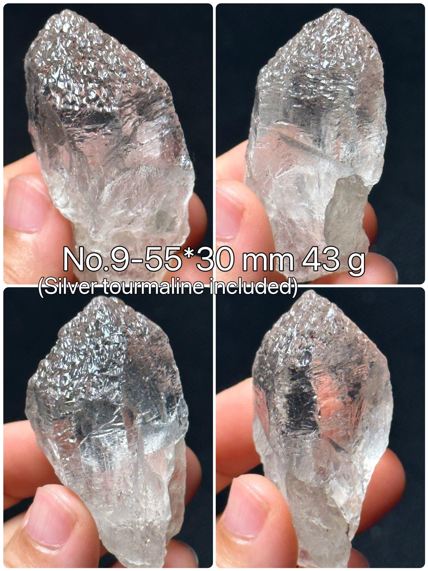 You Pick!Clear Himalayan Nirvana Record-keeper Quartz Crystal Point for Jewelry Making,Natural Crystal Beads--undrilled,Mediation,Zen,Reiki