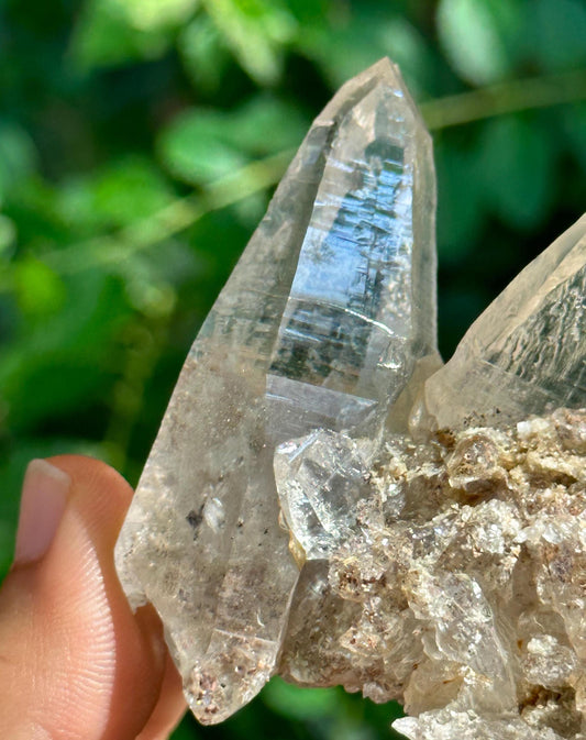 Clear Himalayan Mosaic Laser Crystal Cluster/Castle Quartz Crystal/Energy/Reiki/Healing/Meditation/Crystal Collection -95 g