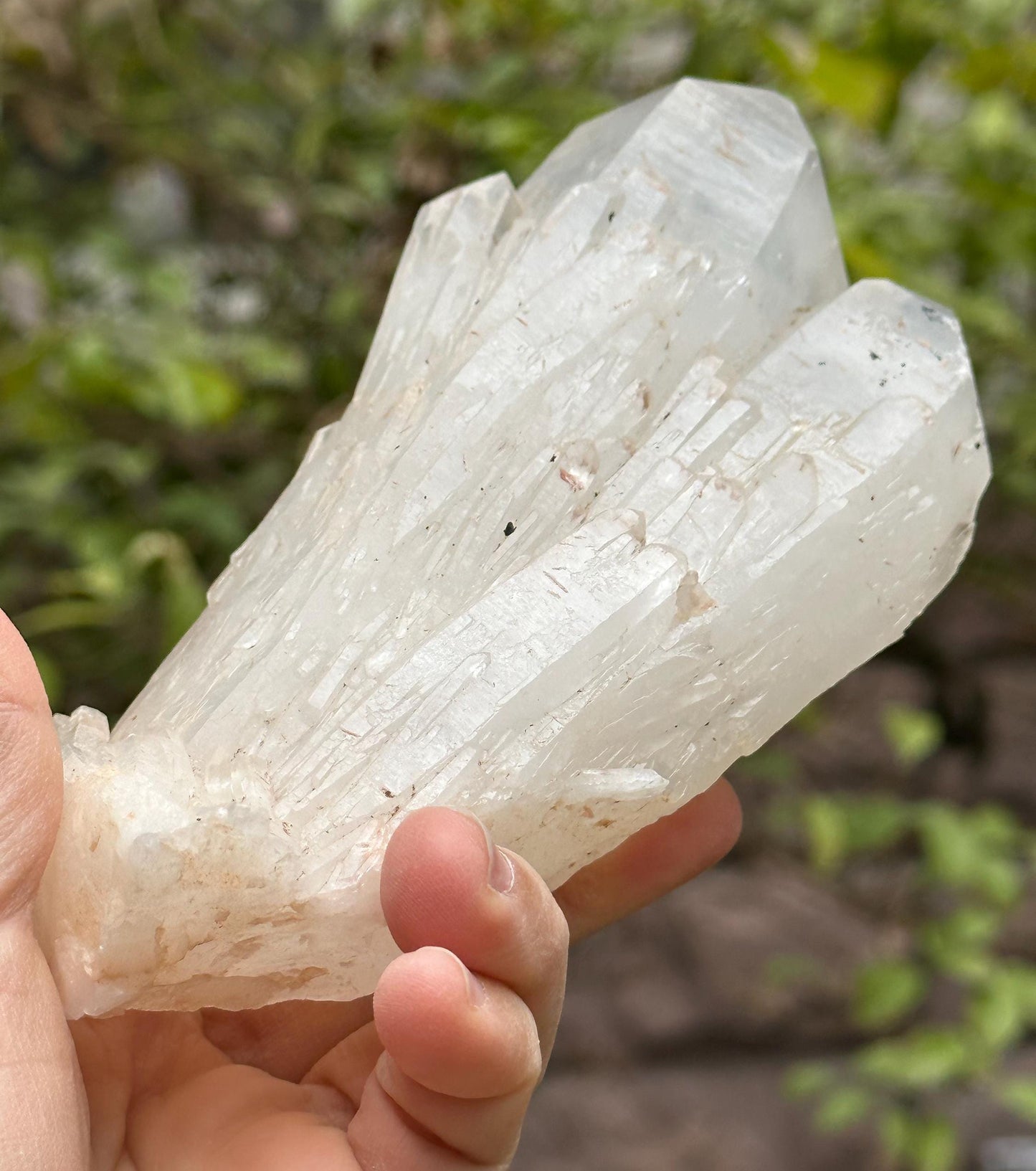 Rare Tantric Twins Quartz Castle Milk-core Crystal Point/Soulmate Crystal/Energy Crystal/Reiki/Healing Crystal/Meditation-620 g