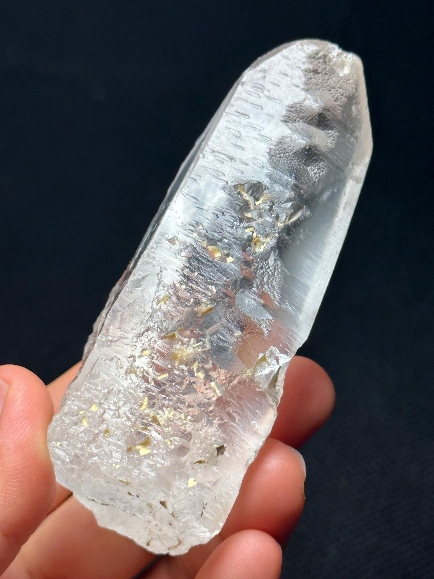 Clear Nirvana Quartz Crystal Self-healed Crystal/Erosioned Energy Crystal/Etched Healing Crystal/Meditation-150 g