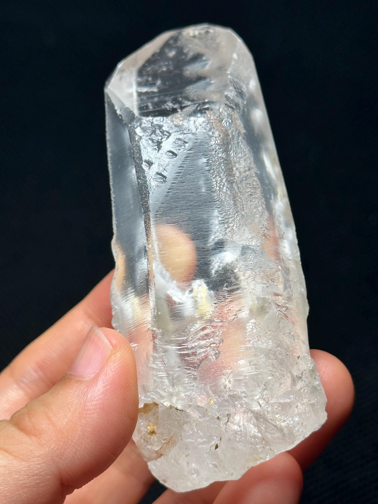 Clear Nirvana Quartz Crystal Self-healed Crystal/Erosioned Energy Crystal/Etched Healing Crystal/Meditation-150 g