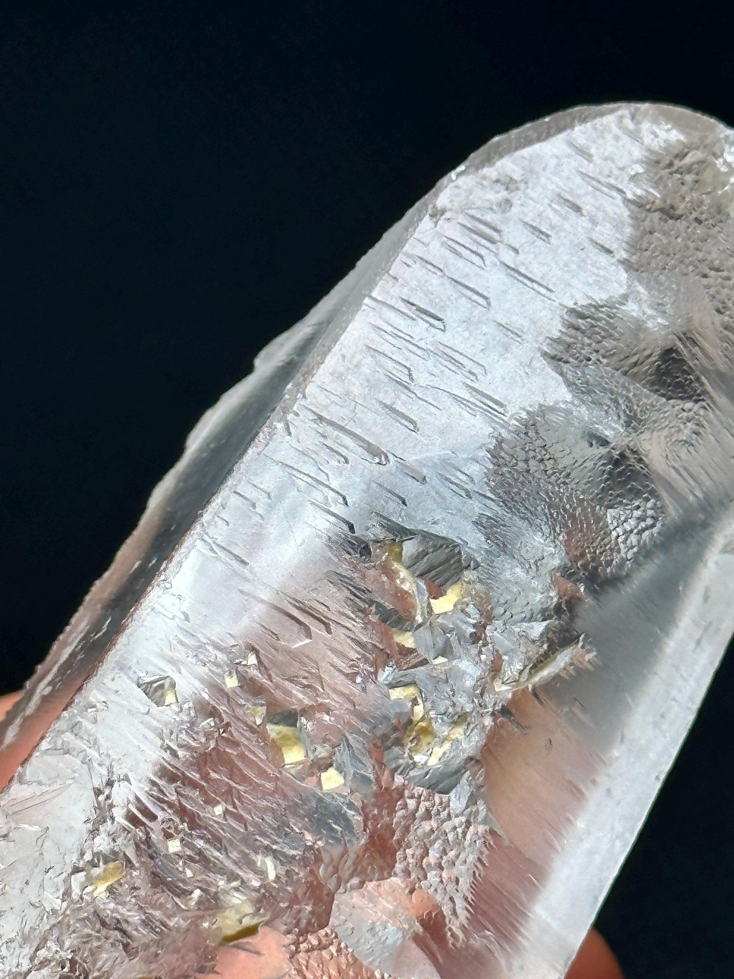 Clear Nirvana Quartz Crystal Self-healed Crystal/Erosioned Energy Crystal/Etched Healing Crystal/Meditation-150 g