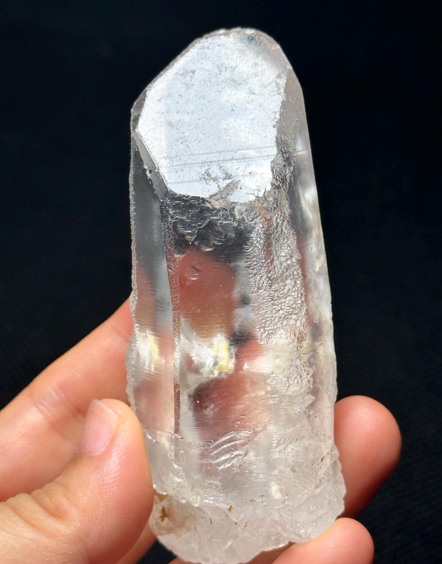 Clear Nirvana Quartz Crystal Self-healed Crystal/Erosioned Energy Crystal/Etched Healing Crystal/Meditation-150 g