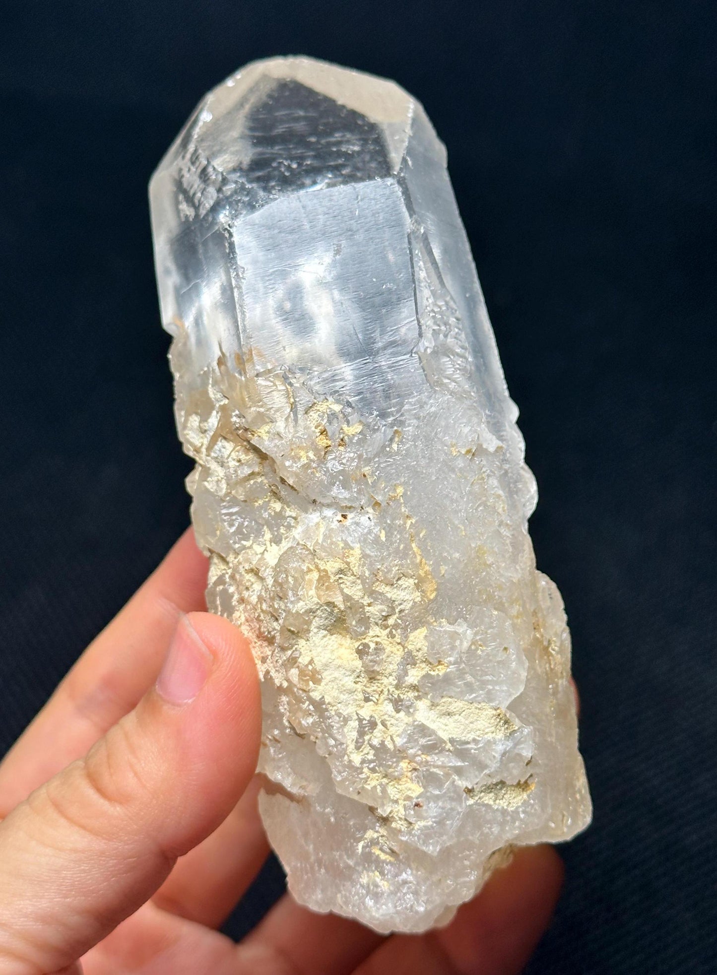 Rare Clear Nirvana Quartz Crystal/Self-healed Crystal/Erosioned Energy Crystal/Etched Healing Crystal/Meditation/Healing/Reiki/Zen-301 g