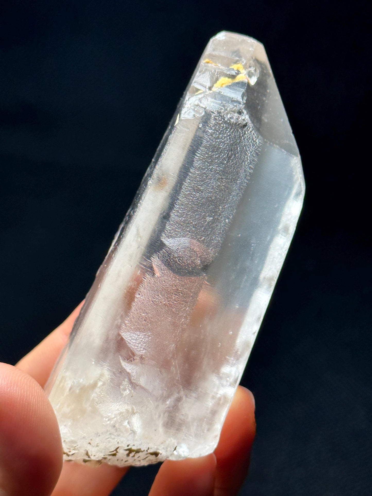 Clear Nirvana Quartz Crystal/Self-healed Crystal/Erosioned Energy Crystal/Etched Healing Crystal/Meditation/Healing/Reiki/Zen-179 g