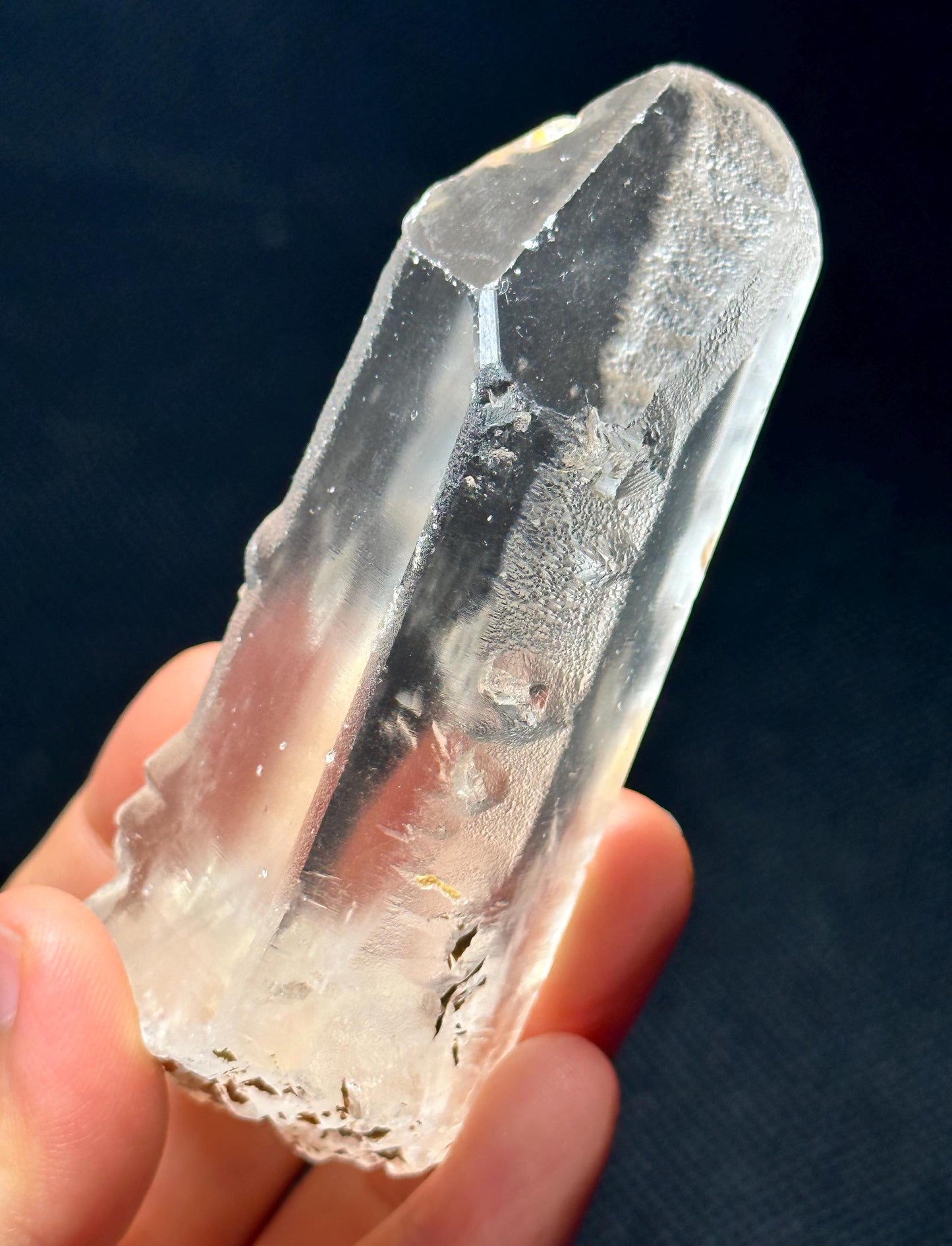 Clear Nirvana Quartz Crystal/Self-healed Crystal/Erosioned Energy Crystal/Etched Healing Crystal/Meditation/Healing/Reiki/Zen-179 g