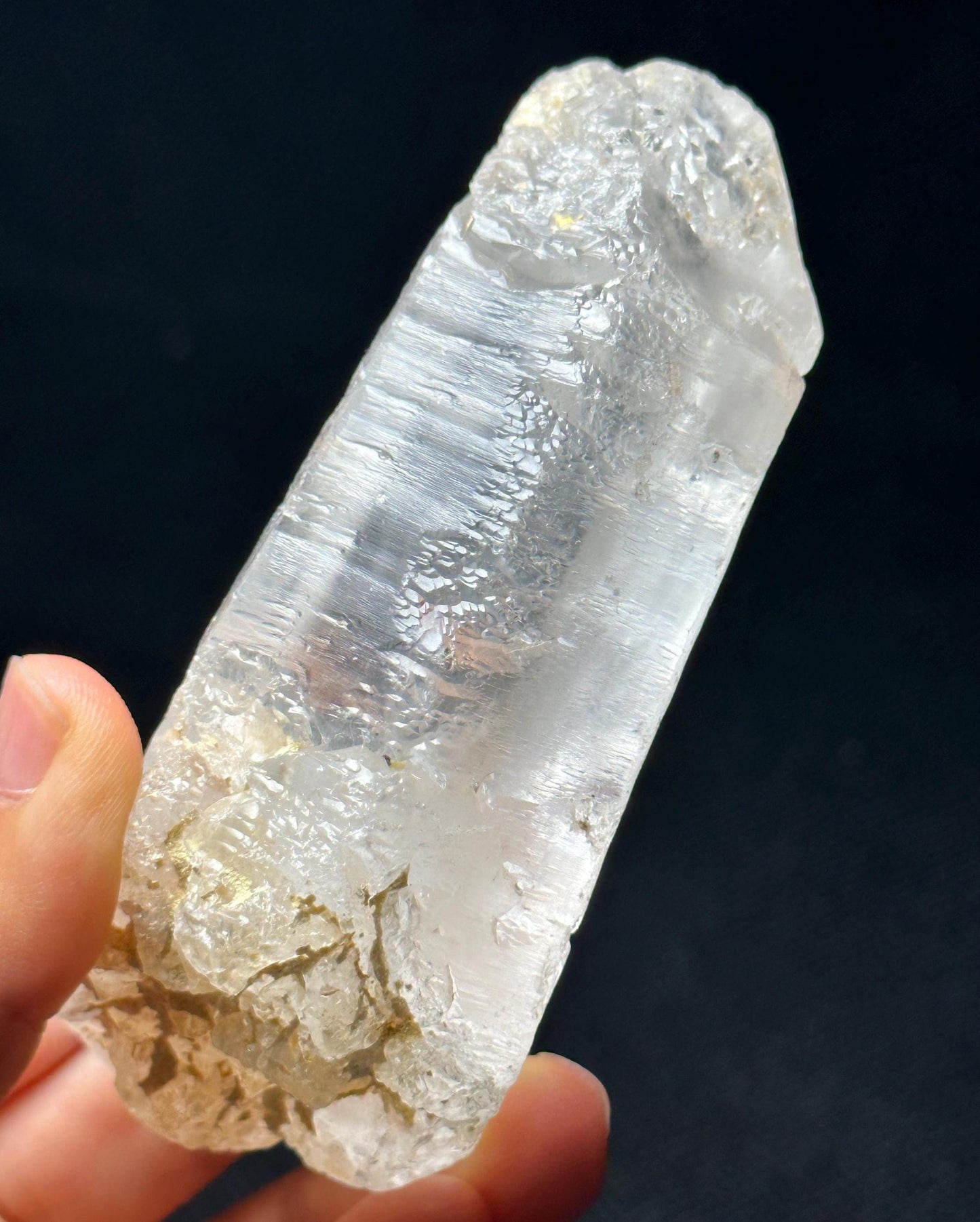 Nirvana Quartz Crystal/Self-healed Crystal/Erosioned Energy Crystal/Etched Key Healing Crystal/Meditation/Healing/Reiki/Zen-258 g