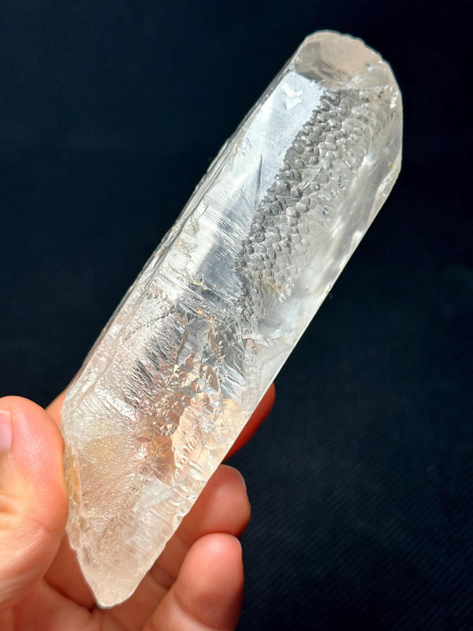 Clear Nirvana Quartz Crystal Self-healed Crystal/Erosioned Energy Crystal/Etched Healing Crystal/Meditation-214 g