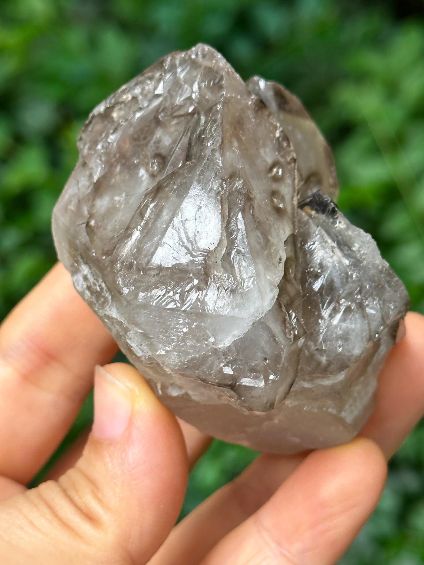 Natural Skeletal Smoky Quartz Crystal/Crystal Specimen/Super Energy Healing Crystals/Reiki-151 g