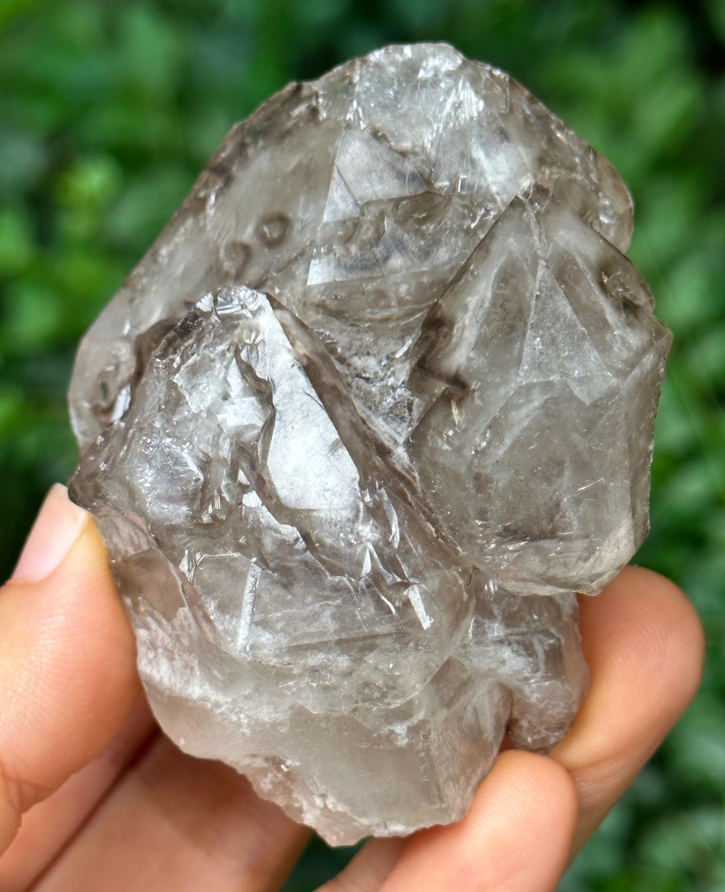 Natural Skeletal Smoky Quartz Crystal/Crystal Specimen/Super Energy Healing Crystals/Reiki-151 g