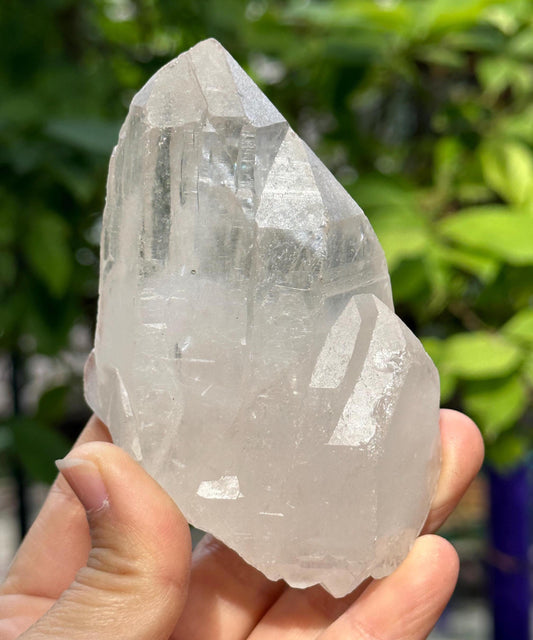 Clear Himalayan Double Terminated Quartz Castle Crystal ET Crystal/Crystal Collection/Meditation/Reiki/Healing Crystal-237 g