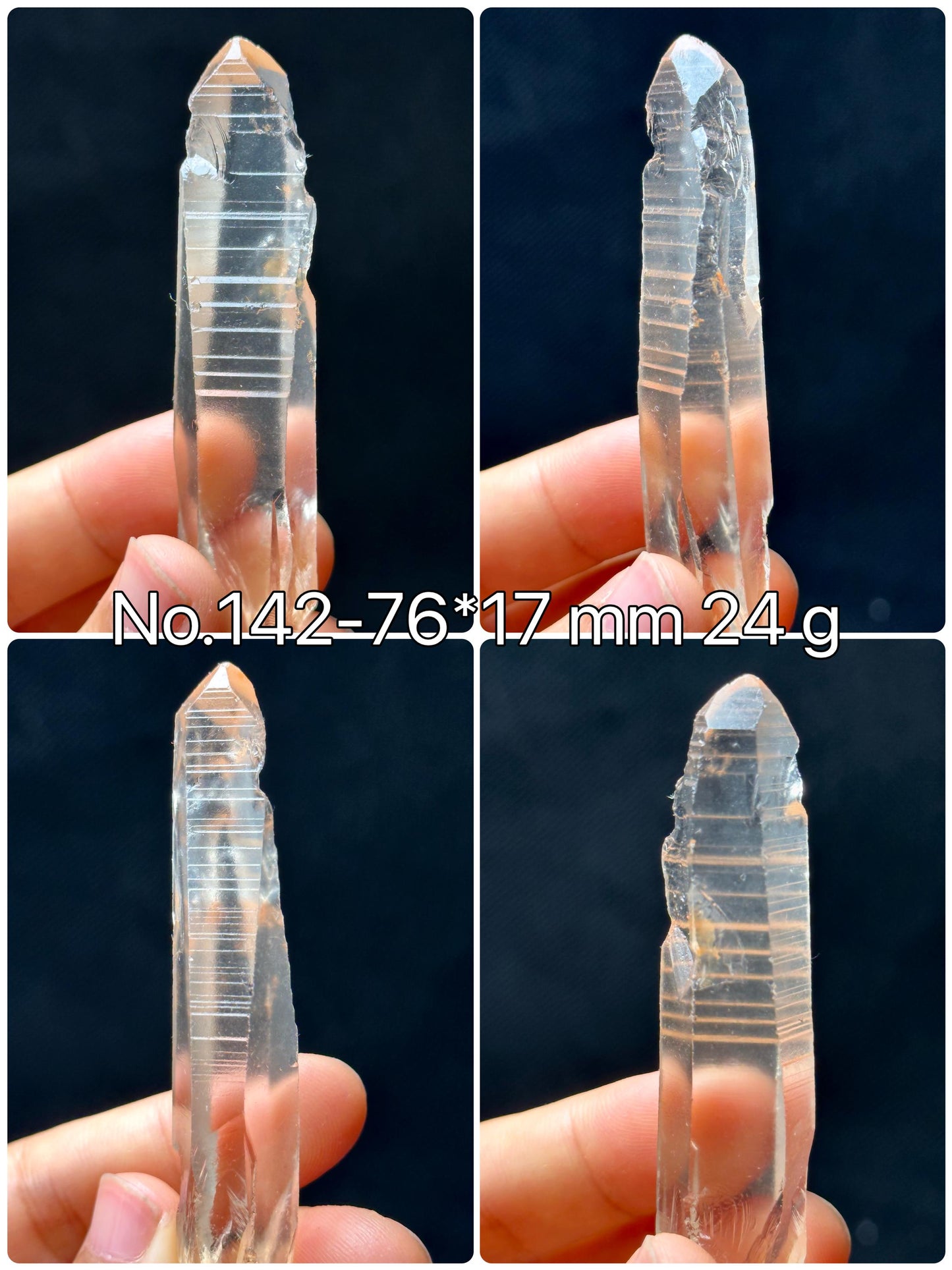 You Pick!Clear Pink Lemurian Seed Quartz Crystal Point for Jewelry Making ,Natural Crystal Beads--undrilled,Mediation,Zen,Reiki,Aura Crystal