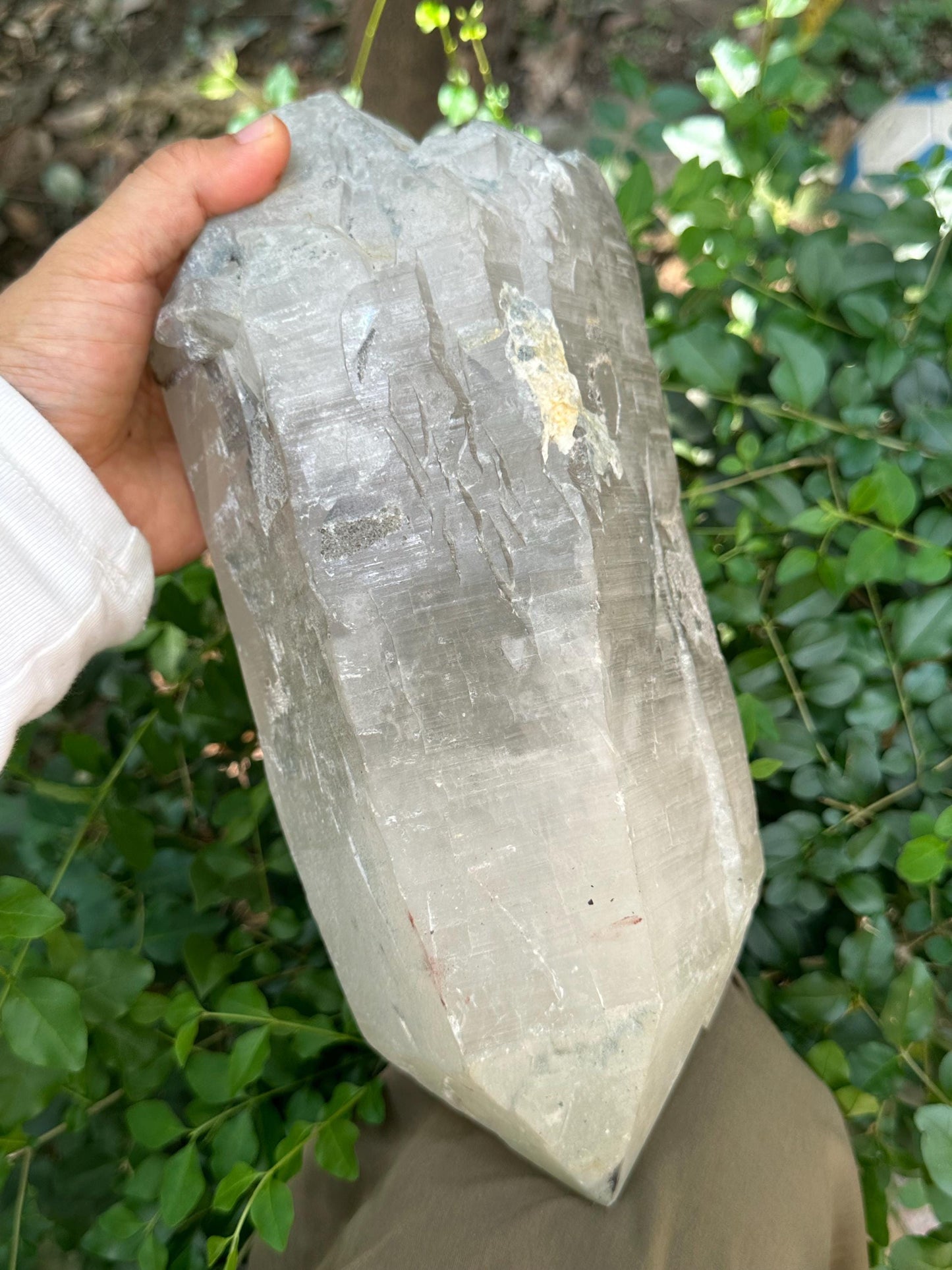 9.8 lbs Huge Himalayan Twins Double Terminated Quartz Crystal/ET Crystal Collection/Meditation/Reiki/Healing Crystal-4421 g