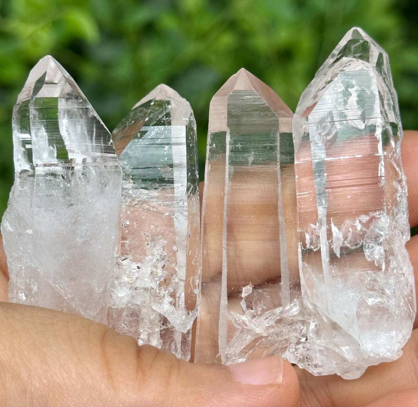 You Pick!Clear Shining Colombian Lemurian Seed Quartz Crystal Point for Jewelry Making ,Healing Crystal Beads--undrilled,Mediation,Zen,Reiki