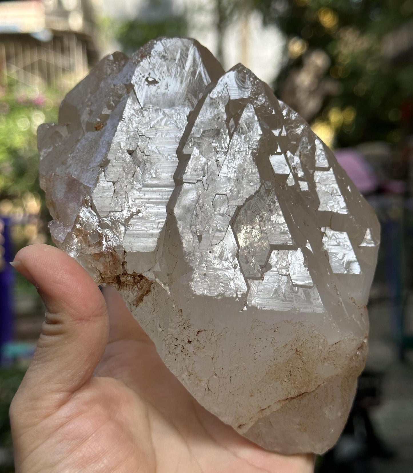 Natural Himalayan Elestial Castle Quartz Crystal Cluster/Record-keeper Energy Crystal/Healing Crystal/Meditation/Specimen/Collection-1346 g