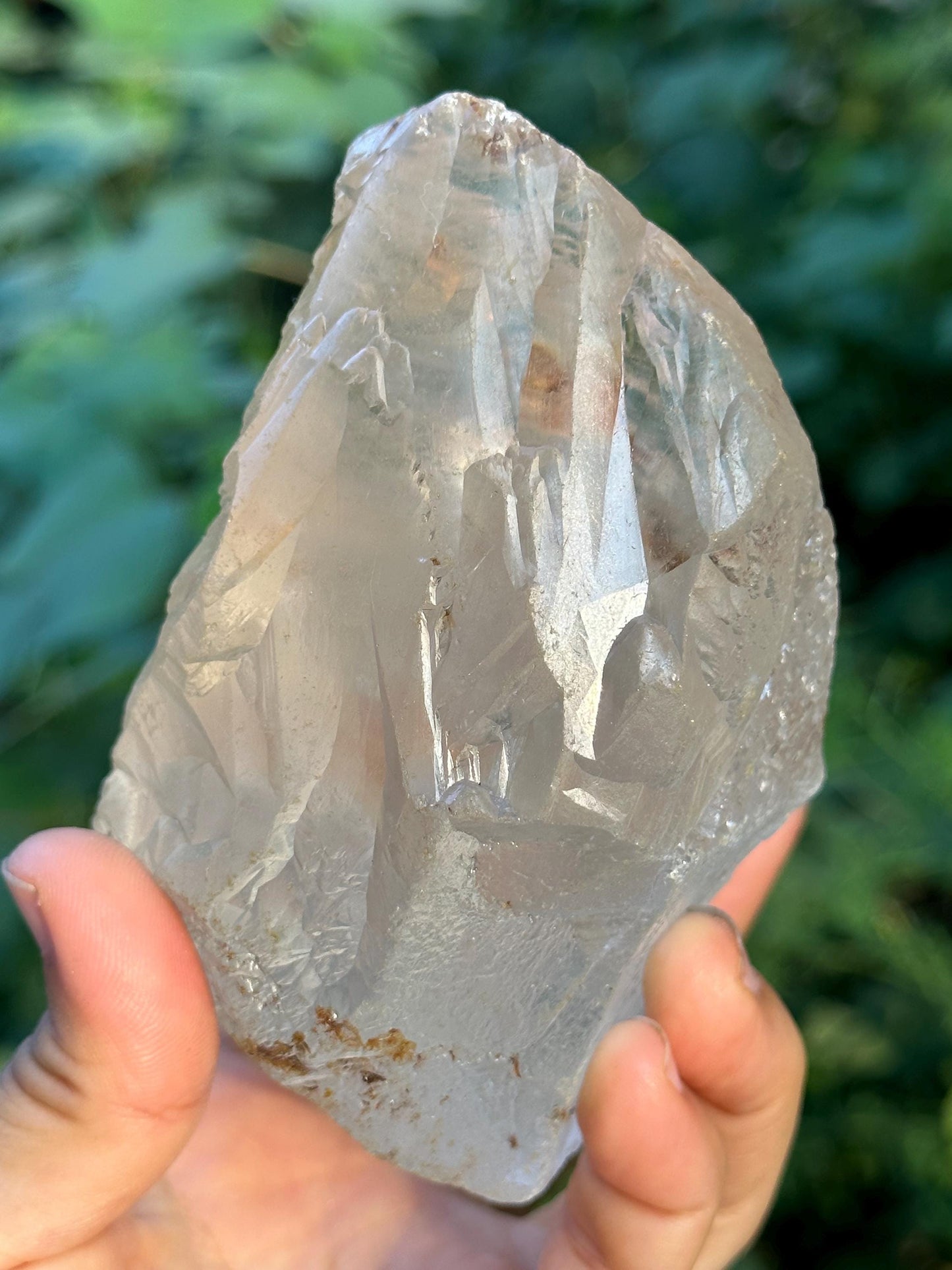 Himalayan Nirvana Quartz Crystal/Self-healed Crystal/Erosioned Energy Crystal/Etched Key Healing Crystal/Meditation/Healing/Reiki/Zen-649 g