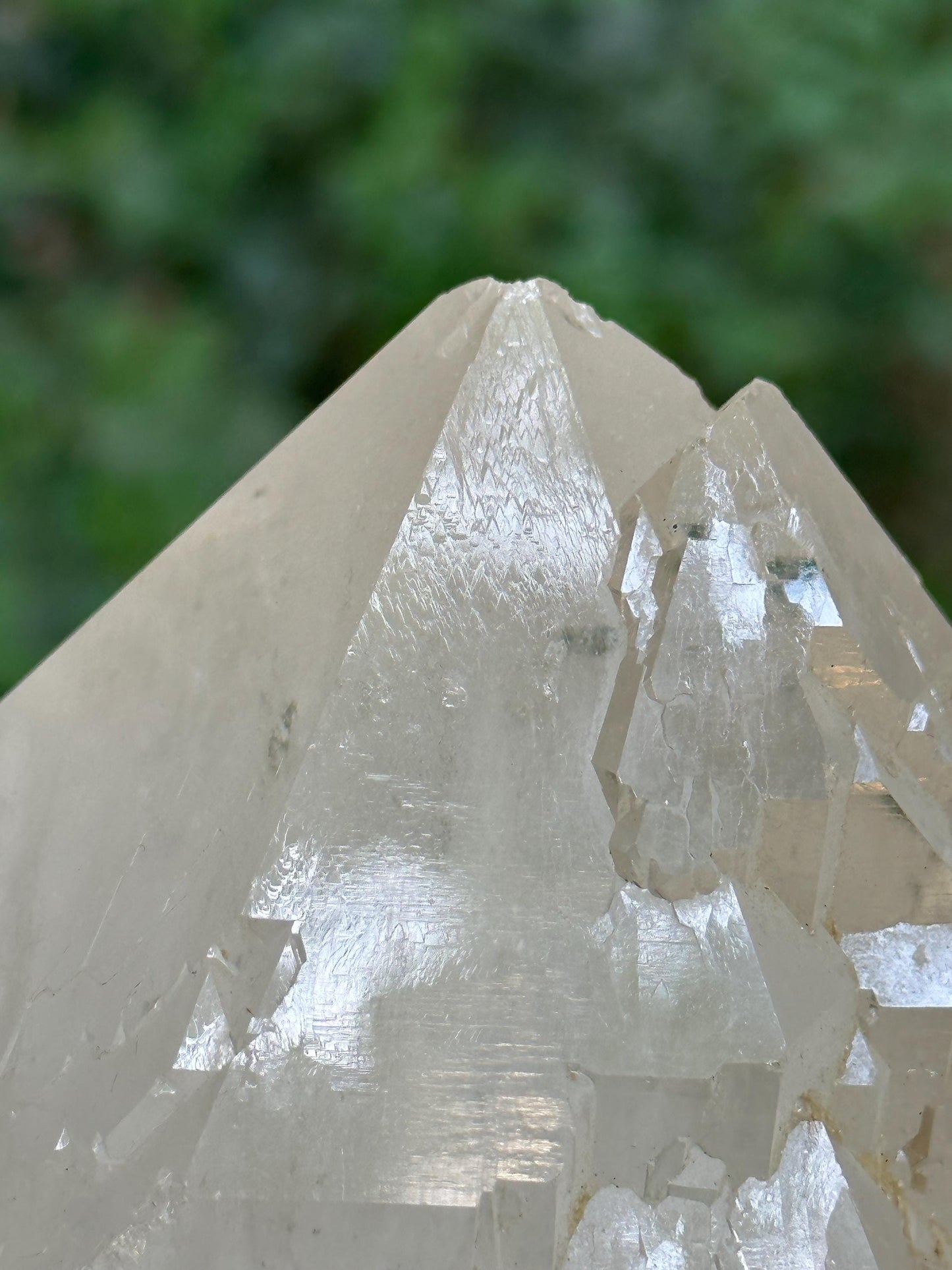 3.9 lbs Rare Himalayan Master Record-keeper Castle Quartz Crystal/Earth-keeper Quartz Energy Crystal/Reiki/Healing Crystal/Meditation-1751 g