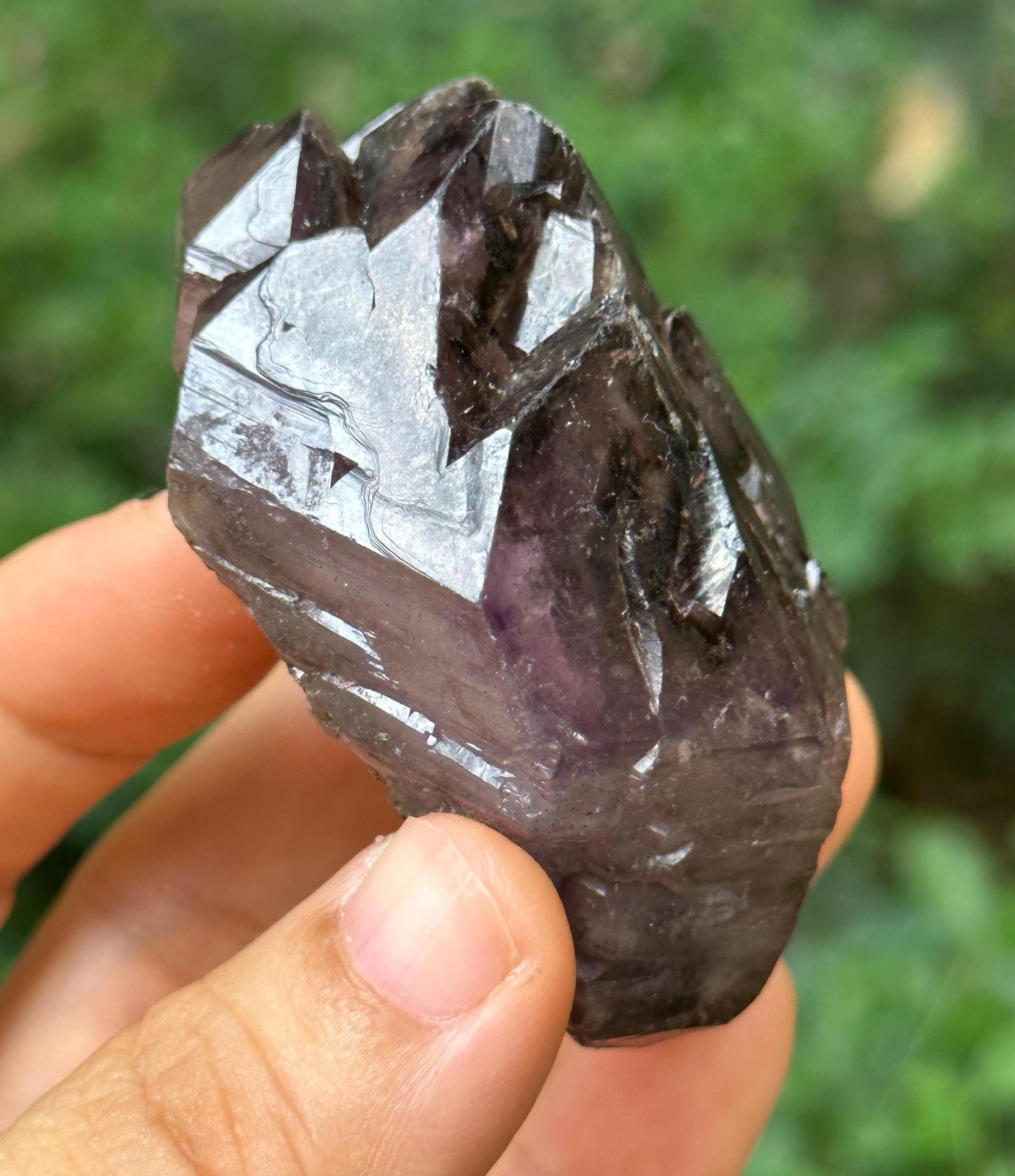 Rare Castle Elestial Super 7 Amethyst Quartz Scepter Crystal Point/Specimen/Super energy Healing Crystals/Reiki-100 g