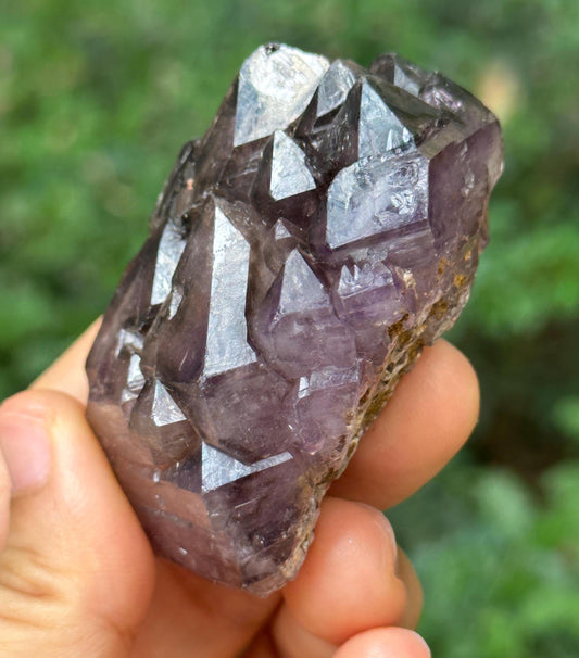 Rare Castle Elestial Super 7 Amethyst Quartz Scepter Crystal Point/Specimen/Super energy Healing Crystals/Reiki-100 g