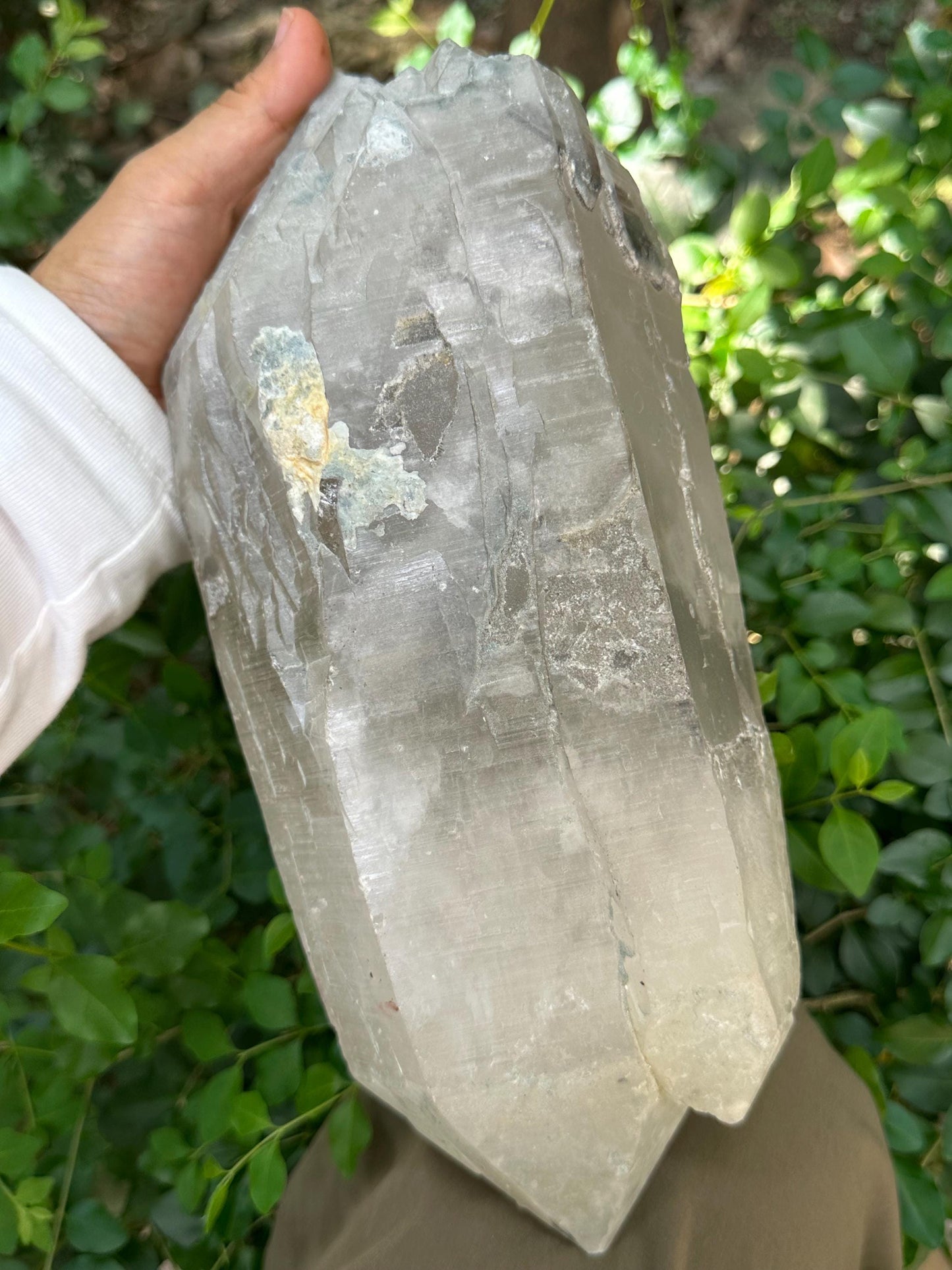 9.8 lbs Huge Himalayan Twins Double Terminated Quartz Crystal/ET Crystal Collection/Meditation/Reiki/Healing Crystal-4421 g