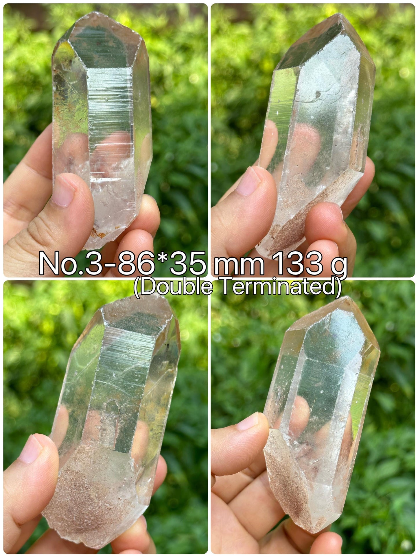 You Pick! Clear Himalayan Quartz Solar Crystal for Meditation/Energy Crystal/Reiki/Healing Crystal/Worry Stone/Pocket Stone