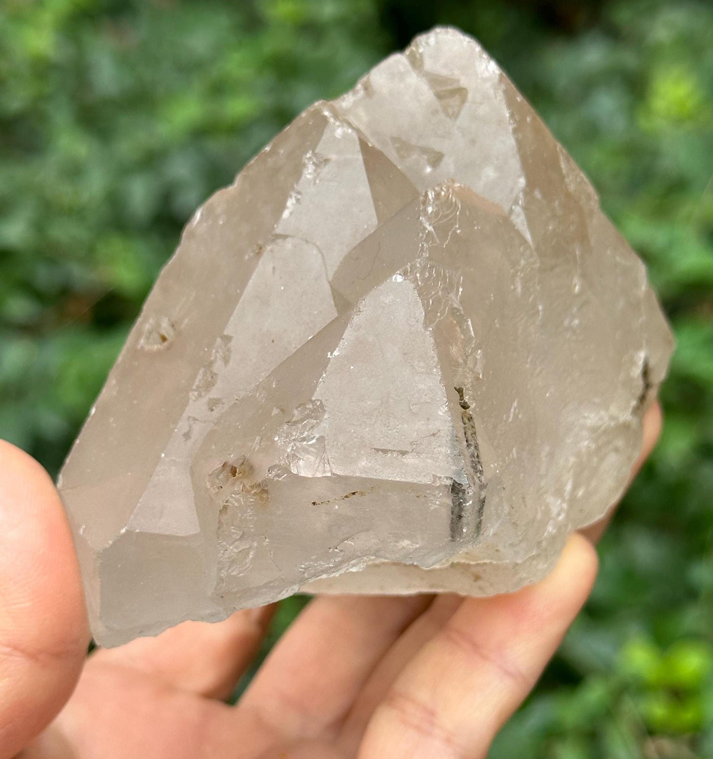 Himalayan Record-keeper Castle Quartz Crystal/Earth-keeper Quartz Energy Crystal/Reiki/Healing Crystal/Meditation-461 g