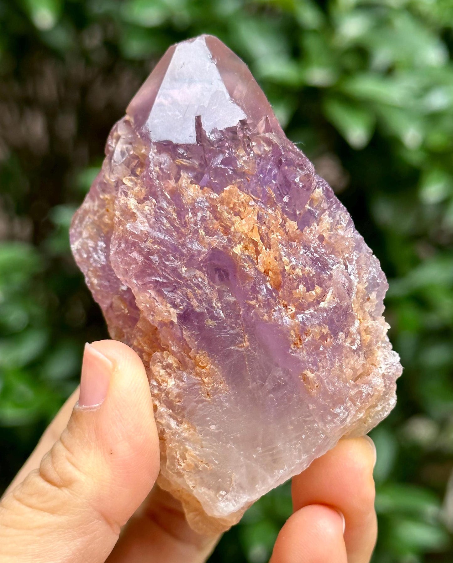 Natural Violet Dissolution Amethyst Quartz Crystal/Etched Amethyst /Natural Nirvana Energy Crystal/Erosioned Quartz/Meditation/Reiki-205 g