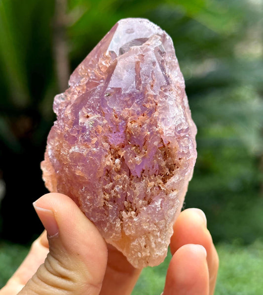 Natural Nirvana Etched Amethyst/Violet Dissolution Amethyst Quartz Crystal/Natural Energy Crystal/Erosioned Quartz/Meditation/Reiki-175 g