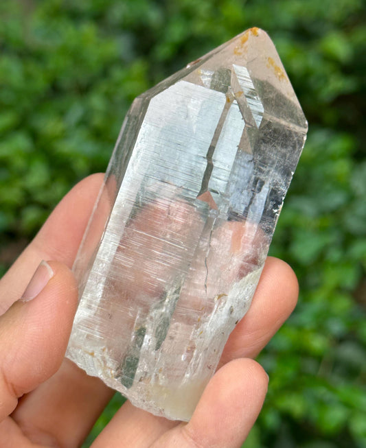 Shining Clear Himalayan Single Quartz Crystal/Mosaic Crystal/Energy/Reiki/Healing/Meditation/Crystal Collection/Special Gift-174 g